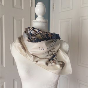 Hermes La Reale silk scarf